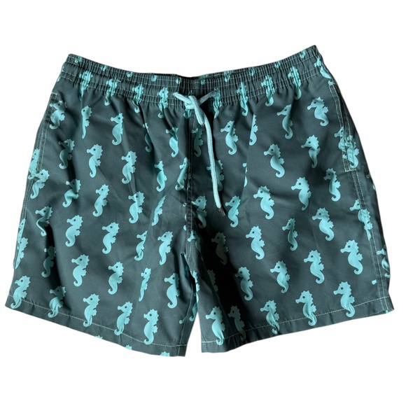 NWT Capelle Miami Switch Color Changing‎ Sea Horse Swim Trunks Sz 2XL - Picture 2 of 9